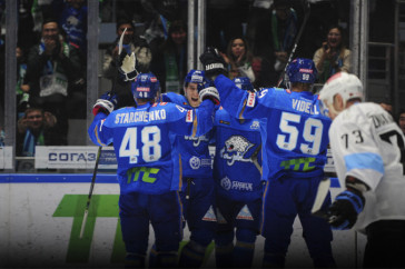 Фотография к новости: "Барыс" одержал победу над минским "Динамо"