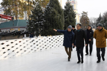 Фотография к новости: Социальное не значит некачественное – Сагинтаев о бесплатных катках Алматы
