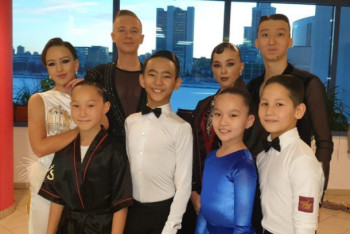 Фотография к новости: Танцевальная пара из Кокшетау выиграла "Кубок Европа - Азия 2019" в России