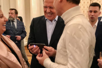 Фотография к новости: Опубликованы фото с закрытого корпоратива МИД РФ с участием Лаврова и Захаровой