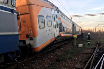 Фотография к новости: Сошли с рельсов два поезда в Румынии