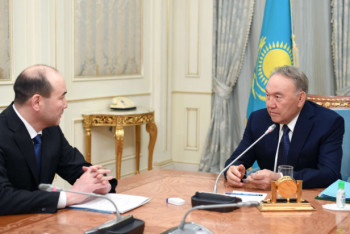 Фотография к новости: Генпрокурора и главу МВД принял Елбасы