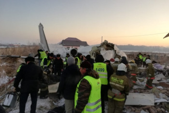 Фотография к новости: Представитель Bek Air озвучил возможную причину крушения самолета близ Алматы