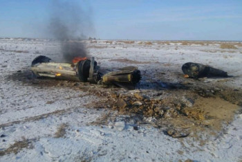 Фотография к новости: Устанавливается ущерб от падения обломков ракеты в Актюбинской области