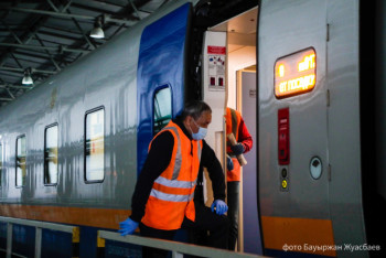 Фотография к новости: Безопасность в вагонах. Поезда готовят к запуску в Нур-Султане
