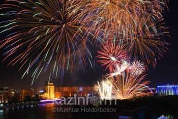 Фотография к новости: Фейерверк был предназначен для поднятия настроения горожан - акимат Нур-Султана