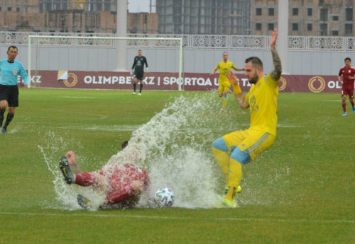 Фотография к новости: "Водное поло" вместо футбола на арене за 39 миллионов евро в Туркестане: застройщики ответили на критику