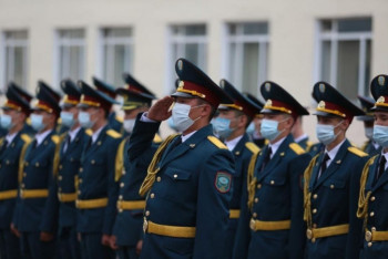 Фотография к новости: 136 будущих спасателей получили дипломы Академии гражданской защиты в Кокшетау