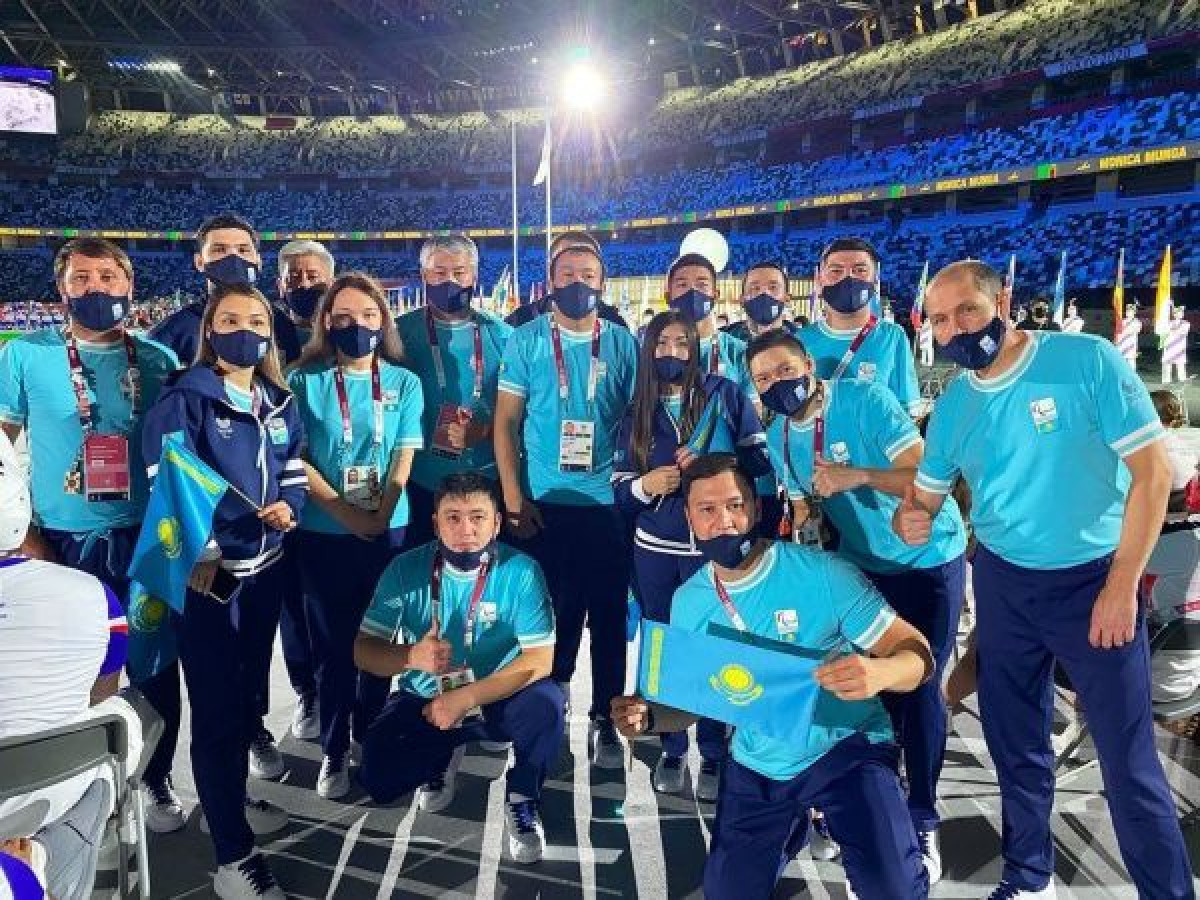  Команда РК на открытии. Фото пресс-службы паралимпийского комитета