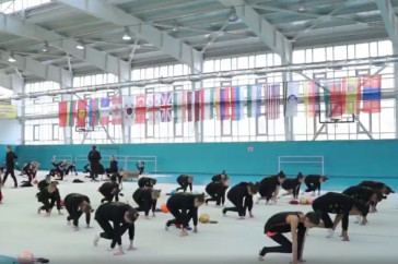 Фотография к новости: Родители юных гимнасток пытаются спасти спортивную школу от закрытия в Алматы