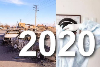 Фотография к новости: Пандемия с косой, погромы в Кордае, подвиг врачей — все события 2020 года