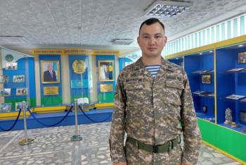 Фотография к новости: Как военный Алмат Калеев защищал Алматы во время январских событий