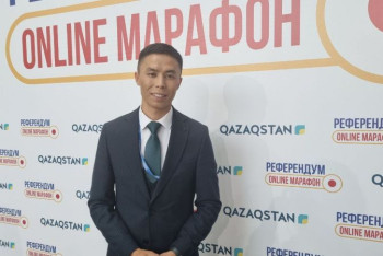 Фотография к новости: ﻿"В сфере спорта произойдут позитивные изменения" — бронзовый призёр Олимпиады Сакен Бибосынов о референдуме