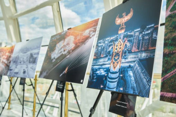 Фотография к новости: Красота с полёта дрона. Столицу в 24 снимках показал фотограф Владислав Воднев на персональной выставке