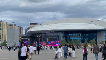 Фотография к новости: Open air возле стадиона "Астана Арена" проходит в столице