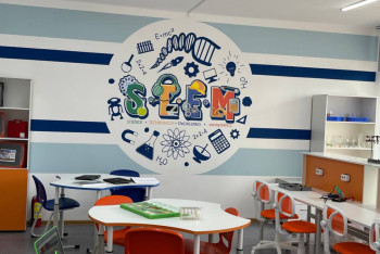 Фотография к новости: Арт-студия,  мастерские и современные лаборатории. Как сельскую школу модернизировали за 250 миллионов тенге