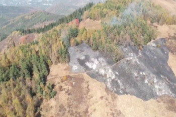 Фотография к новости: Пожар в урочище Кок-Жайлау ликвидирован