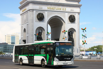Фотография к новости: Чтобы ловить безбилетников и карманников, в Астане хотят дооснастить автобусы камерами