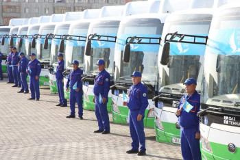 Фотография к новости: Детский сад и новые автобусы презентовали в Кызылорде ко Дню Республики