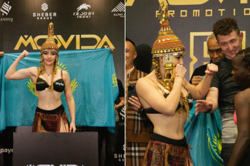 Фотография к новости: "Не Барби, а настоящий боец". Самая сексуальная боксёрша Казахстана рассказала о своей карьере