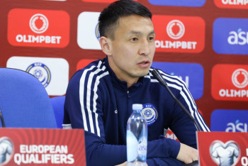 Фотография к новости: Гол капитана сборной Казахстана признали лучшим в УЕФА