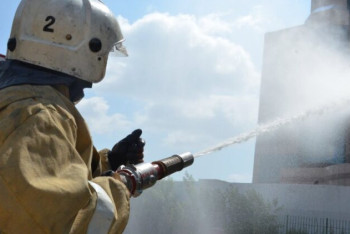 Фотография к новости: 50 человек эвакуировали из-за пожара в Туркестанской области