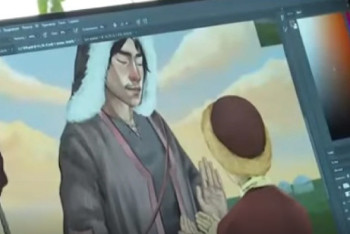 Фотография к новости: Хотим заявить, что в Казахстане тоже есть анимация - создатели мультфильма о Курмангазы