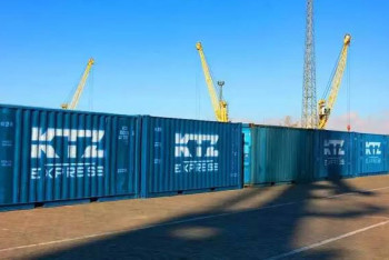 Фотография к новости: КТЖ доставит шаттл-поездами гуманитарный груз из Китая в Турцию