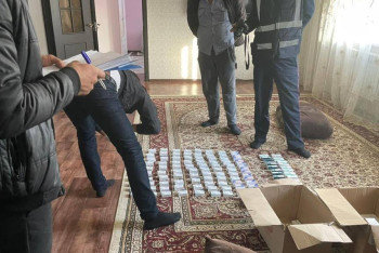 Фотография к новости: Особо крупную партию трамадола изъяли в Жамбылской области