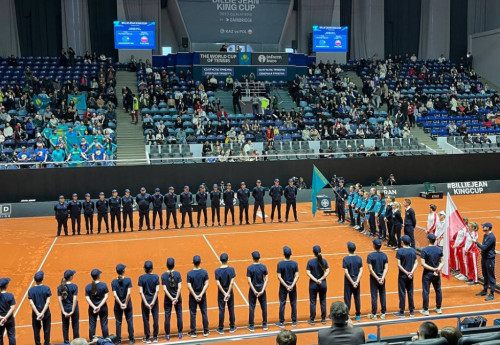 Фотография к новости: Победы Рыбакиной и Путинцевой: как прошёл первый день Кубка Билли Джин Кинг в Астане