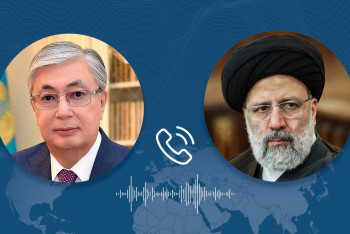 Фотография к новости: Состоялся разговор Касым-Жомарта Токаева с президентом Ирана