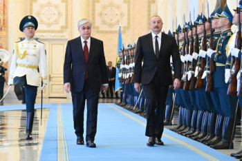 Фотография к новости: Вышел документальный фильм "Астана — Баку: союз "прикаспийских братьев"