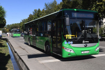 Фотография к новости: Автомобилям разрешат проезд по автобусной полосе на одном из проспектов в Алматы