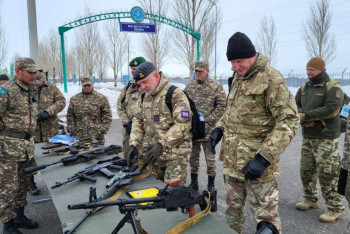 Фотография к новости: Инспекторы ОБСЕ оценили уровень казахстанских военных