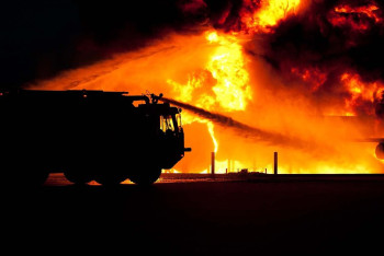 Фотография к новости: В Актобе в пожаре погибли дети