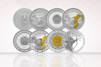 Фотография к новости: Продажа коллекционных монет BÚRKIT и KÓSHPENDI SADAǴY стартует в Казахстане