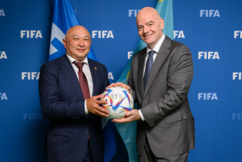 Фотография к новости: Глава ФИФА приедет в Казахстан