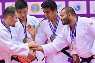 Фотография к новости: Казахстанские парадзюдоисты стали вторыми на чемпионате Азии