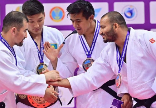 Фотография к новости: Казахстанские парадзюдоисты стали вторыми на чемпионате Азии