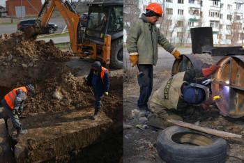 Фотография к новости: В Экибастузе начали ремонт и замену теплосетей