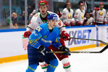 Фотография к новости: Сборная Казахстана по хоккею разгромно проиграла Беларуси