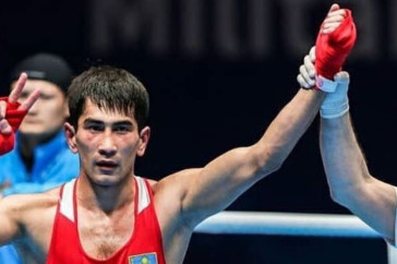 Фотография к новости: Третье золото ЧМ-2023 по боксу принёс Казахстану Асланбек Шымбергенов