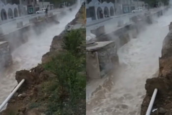 Фотография к новости: "Река из кипятка" появилась в Экибастузе из-за аварии на теплосети