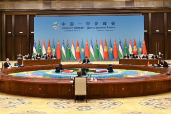 Фотография к новости: Касым-Жомарт Токаев выступил на первом Саммите "Центральная Азия – Китай"