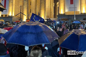 Фотография к новости: В Грузии начались протесты из-за дочери Сергея Лаврова