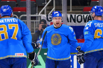 Фотография к новости: Казахстан сенсационно обыграл Словакию на ЧМ-2023 по хоккею