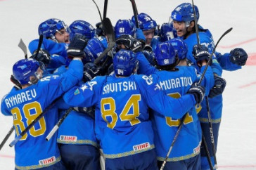 Фотография к новости: Казахстан досрочно сохранил прописку в элите мирового хоккея