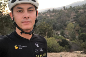 Фотография к новости: Тело казахстанского велосипедиста везут на родину