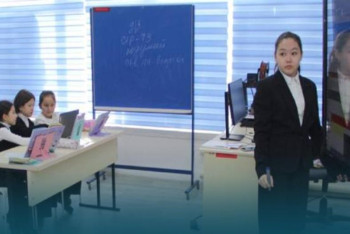 Фотография к новости: Школьница из Кызылорды придумала новую математическую таблицу