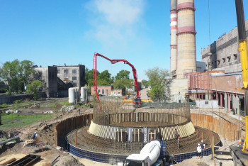 Фотография к новости: "Подарок" из СССР чуть не сорвал сроки строительства трубы на ТЭЦ-2 в Петропавловске